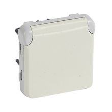 Plexo Schutzkontakt-Steckdose 1-fach (SL) IP44-IK07 weiß