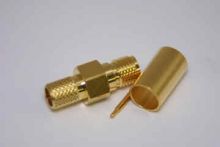 R-SMA Buchse Reverse Cr/Cr Au G30 (1.5/3.8) H 155 Pope
