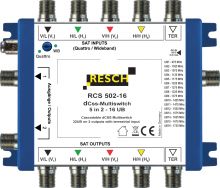 RCS 502-16 A dCSS Multiswitch 5 auf 2x16 Kaskade ohne Netzteil