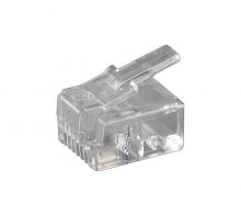 RJ 11 Westernstecker 6P4C für Flachkabel ungeschirmt