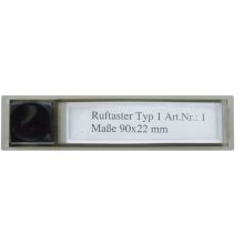 Ruftaster f&uuml;r T&uuml;rstation Serie 900 Abmessungen: 90x22mm