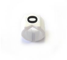 STD 15 Markierer weiß mit Zahl \"0\" für Kabel 5,8-8,00mm
