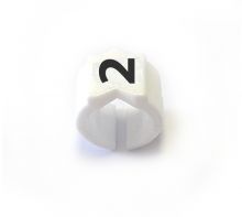 STD 15 Markierer weiß mit Zahl \"2\" für Kabel 5,8-8,00mm