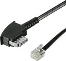 TAE-N Anschlusskabel TAE-N-St./RJ11/14-St. (6P4C) 15,0 Meter sch
