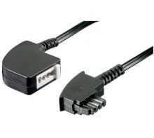 TAE Verlängerung TAE-F Stecker/TAE-F Kupplung 6,0m