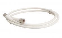 TCFS HQ 1,5m F-Verbindungskabel F-Stecker/F-Stecker weiß