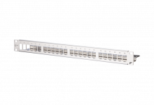 TN MPP24-Edst-leer 9\" Modulträger 1HE 24-port Edelstahl unbestü
