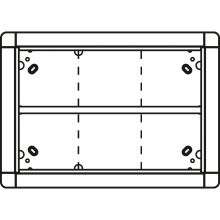 TwinBus Portier Unterputzrahmen 6 Modulpl&auml;tze wei&szlig;