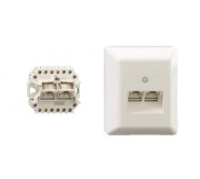 UAE 8/8(8/8) Aufputzdose elektroweiß