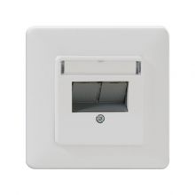 UM-Cat.6A iso -MD 2 Up Modularanschlussdose 2-fach perlweiß