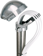 unverwüstliche Aluminium-Mastkappe 48-52mm aus Aluminium-Druckgu