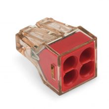 Verbindungsdosenklemme 4 x 1.5-4.0mm² rot