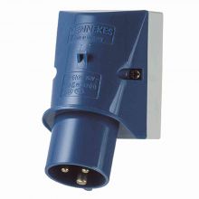 Wandgerätestecker 332 (AP) 3p 16A 230V blau