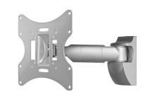 Wandhalterung TV EasyScope M silber neigbar 20°/schw.180° 17\"-4