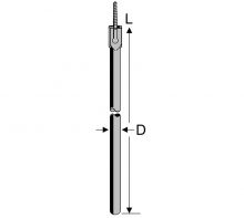 ZSU 11 Unterdach-Mast 1m