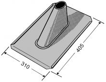 ZTB 42 Dachabdeckblech für D=48 mm Bleiblech