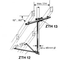 ZTH 12 Masthalterung unten 32/48mm